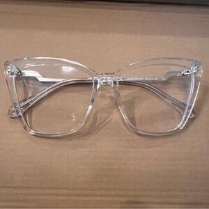 Clear Cat-Eye Women's Glasses - No Rx